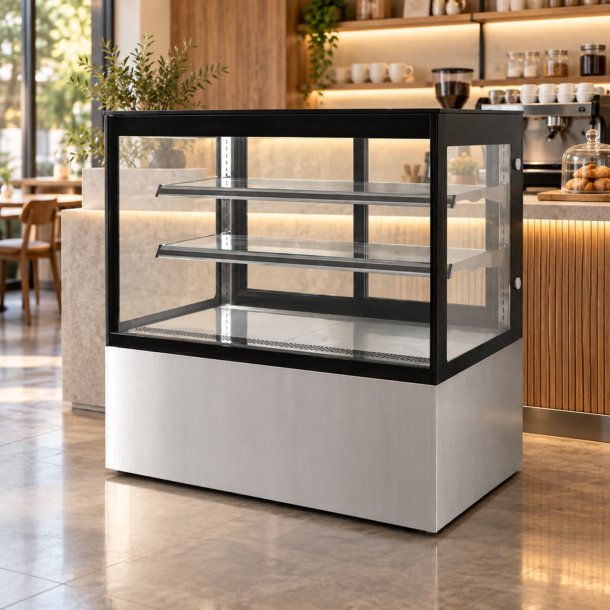 Vitrina Refrigerada MIGSA GN-1800R2 | 630 L | Cristal Recto