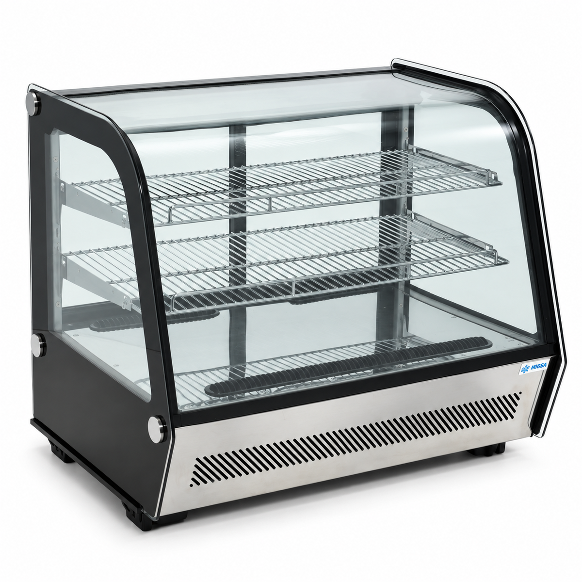 Vitrina Refrigerada Cristal Curvo MIGSA RTW-160L4 | 160 L | Antiempañante