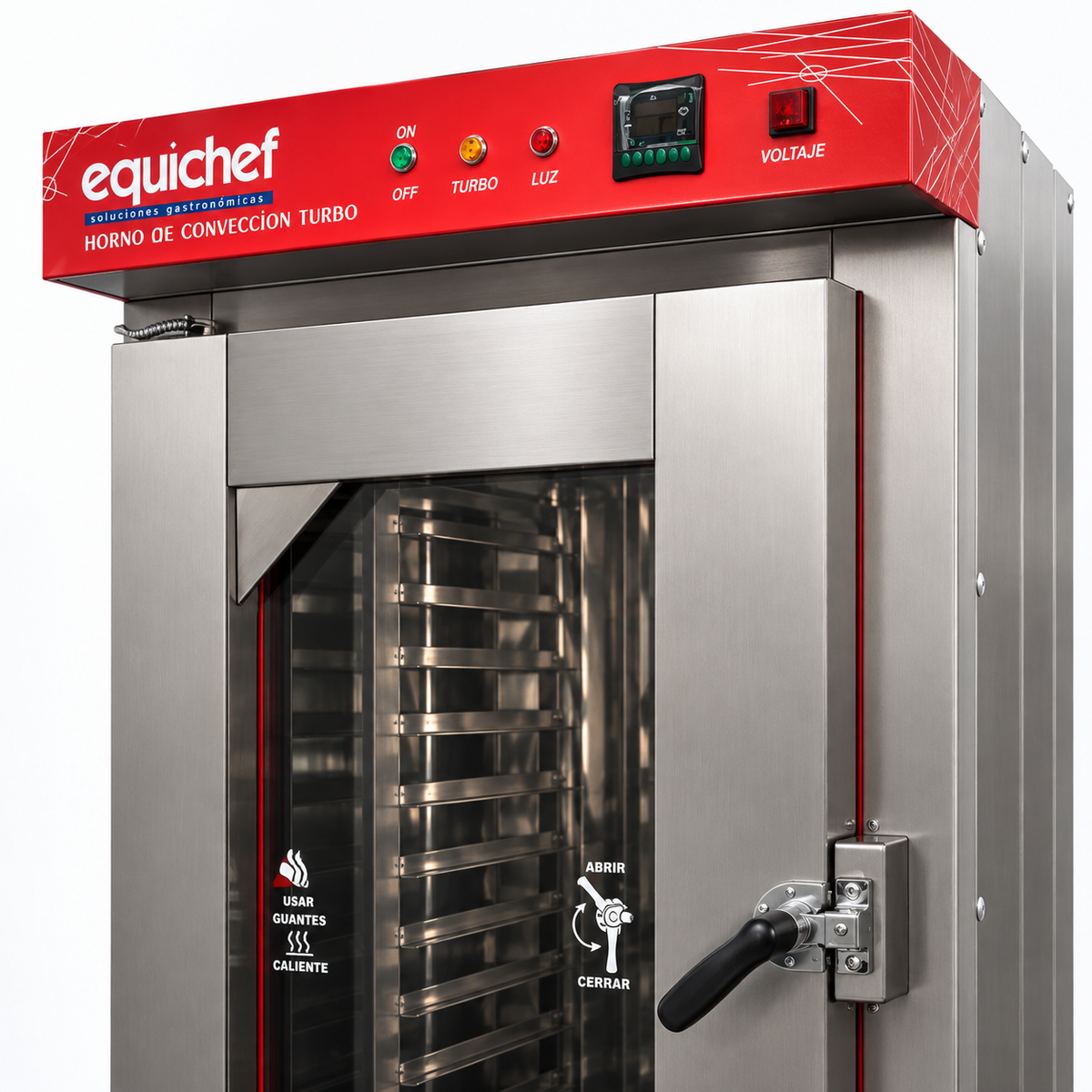 Horno Turbo de Convección Equichef HTE12D | 12 Charolas 65 × 45 cm