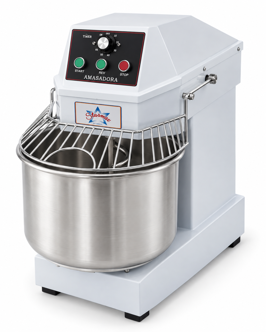 Amasadora Espiral MIGSA HD-40A/110 | 40 L | 15 kg Harina | 2 HP | 110 V