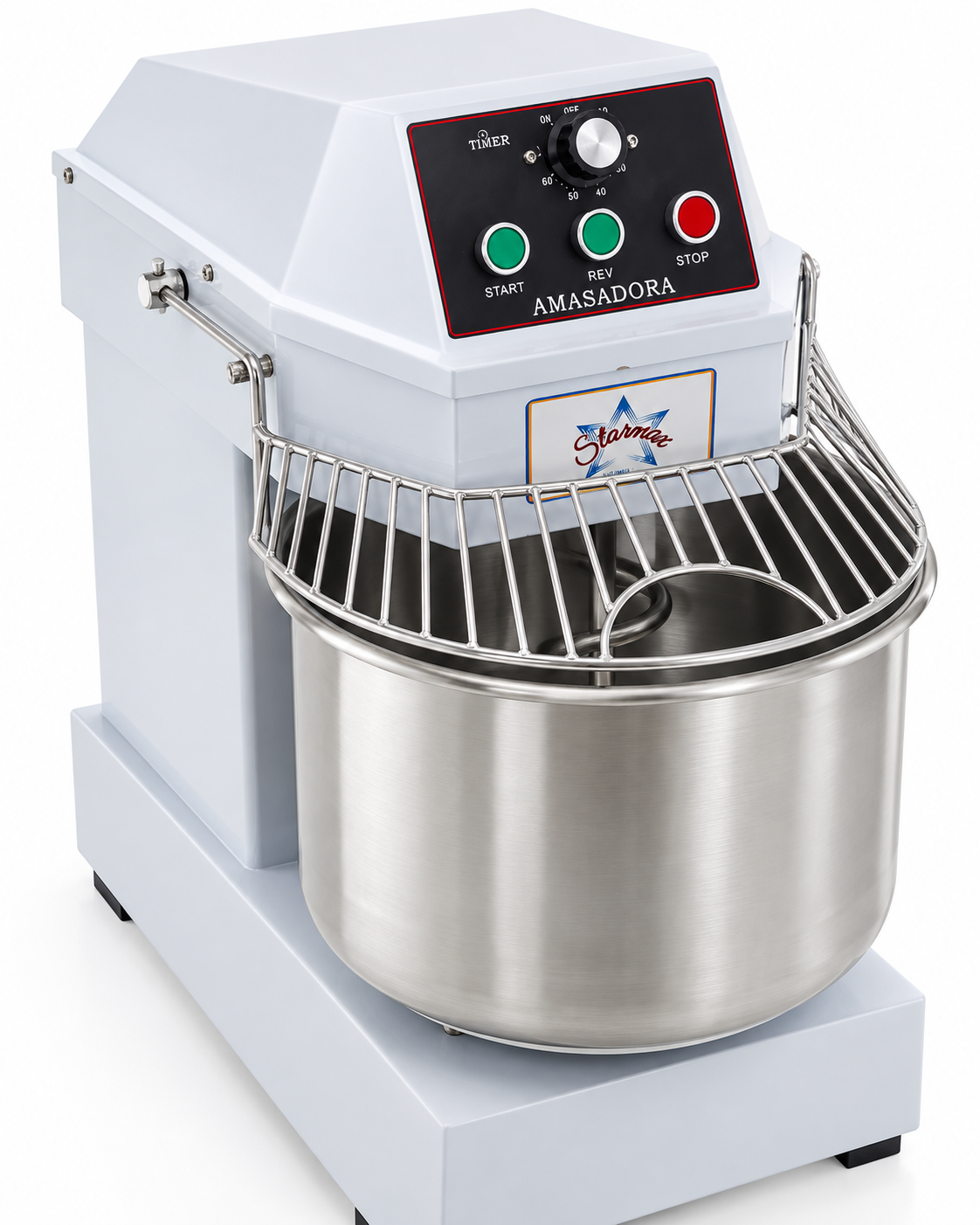 Amasadora Espiral MIGSA HD-40A/110 | 40 L | 15 kg Harina | 2 HP | 110 V