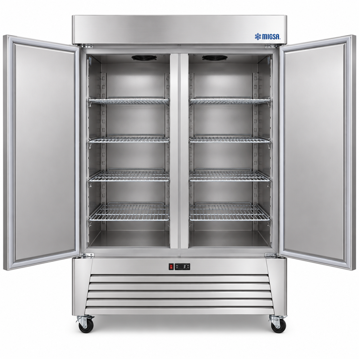 Congelador Vertical MIGSA UR-54F-2 | 47 pies³ | 2 Puertas | 1350 L