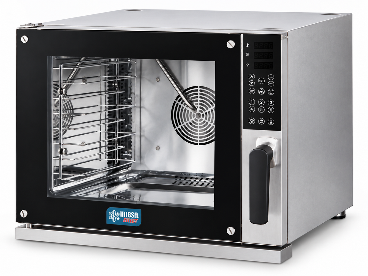 Horno de Convección Digital con Vapor MIGSA Select HDM-600/220 | 4 Charolas | 220 V