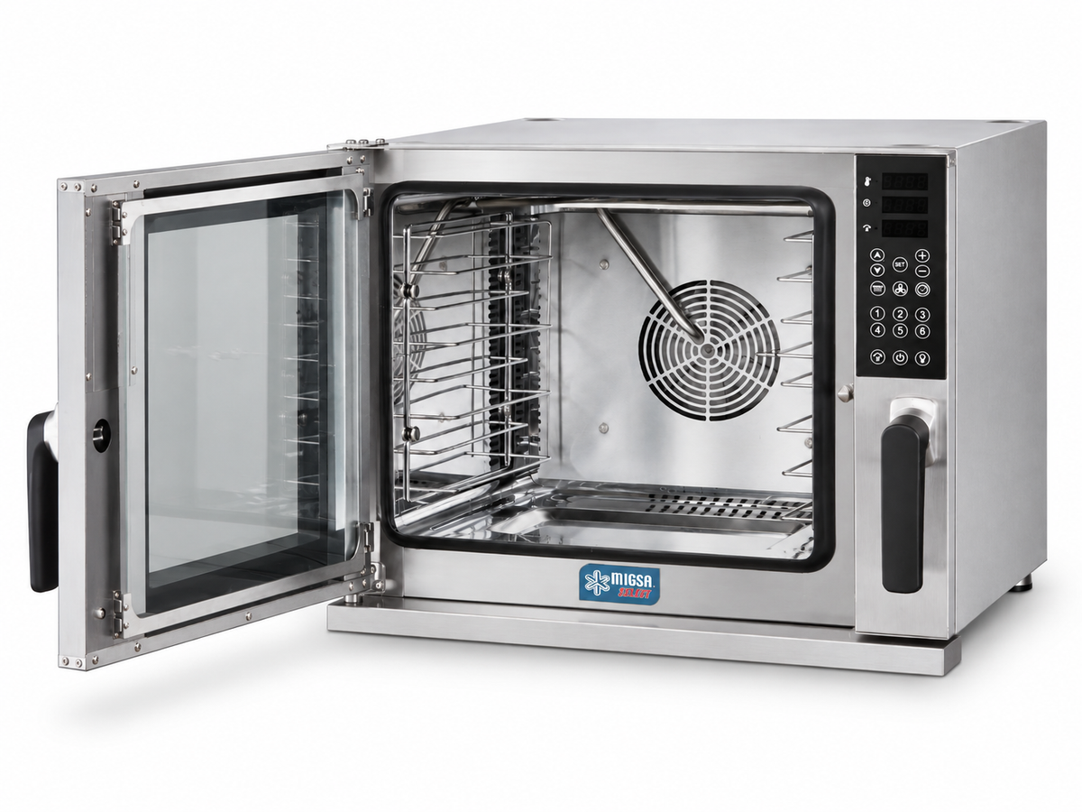 Horno de Convección Digital con Vapor MIGSA Select HDM-600/220 | 4 Charolas | 220 V