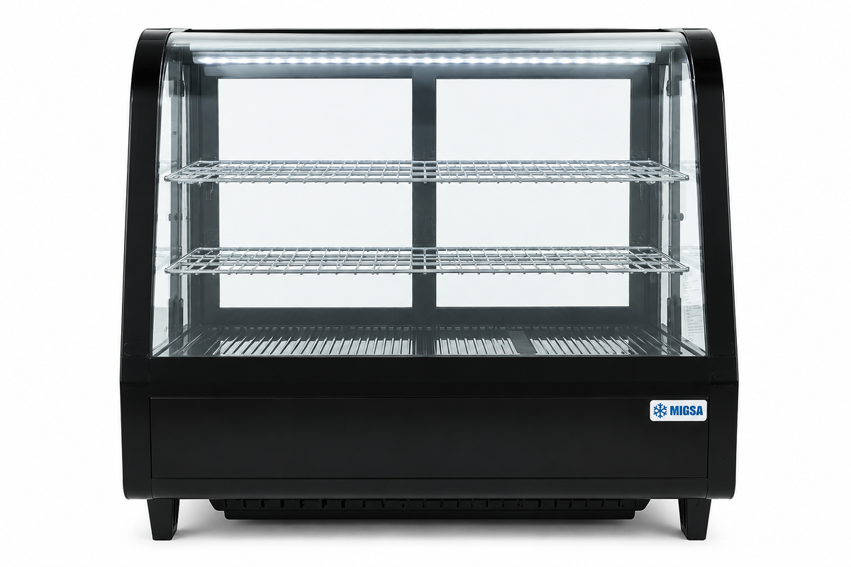Vitrina Refrigerada 100 L  MIGSA RTW-100L | Cristal Curvo 110 V
