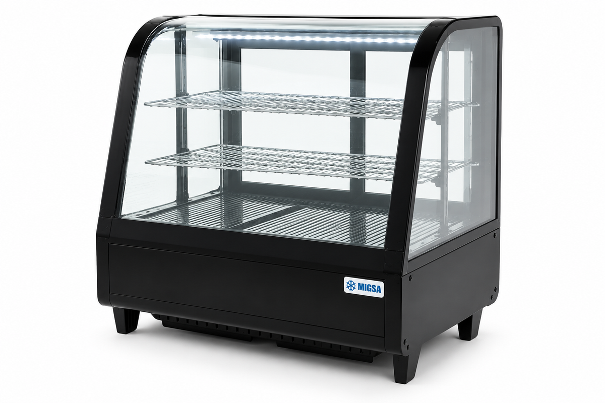 Vitrina Refrigerada 100 L  MIGSA RTW-100L | Cristal Curvo 110 V