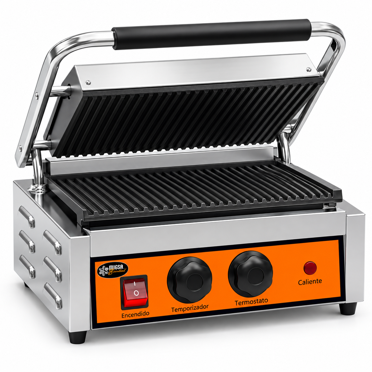 Plancha Panini MIGSA Essential PPME-2 | Acero Inoxidable