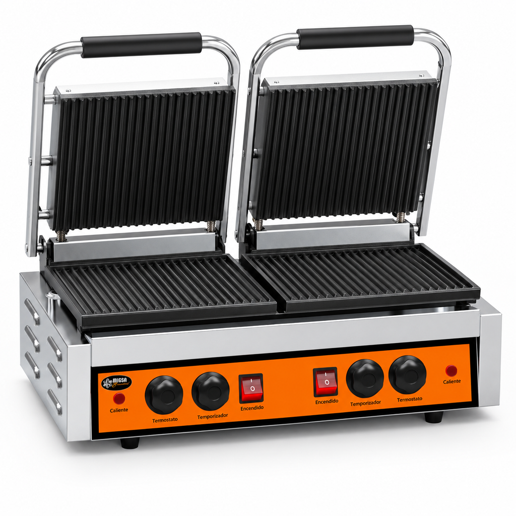 Plancha Panini Doble MIGSA Essential PPME-3 | 110 V