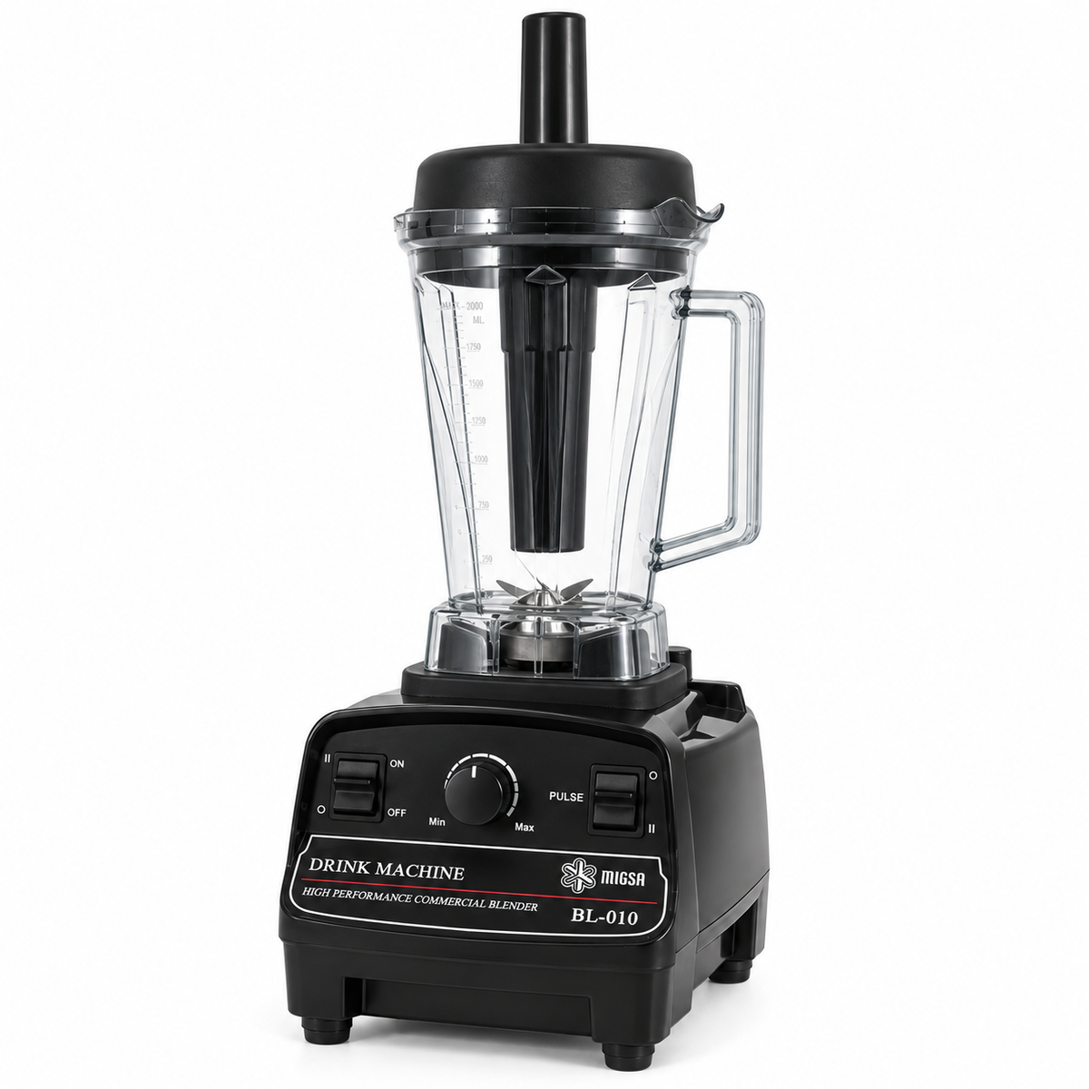 Licuadora Comercial MIGSA BL-010 | 2 L | 2 HP | 28,000 RPM