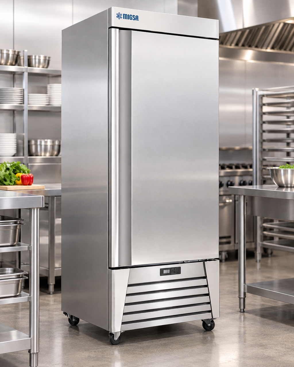 Refrigerador Vertical MIGSA UR-27C-1 | 23 pies³ | 1 Puerta | 650 L