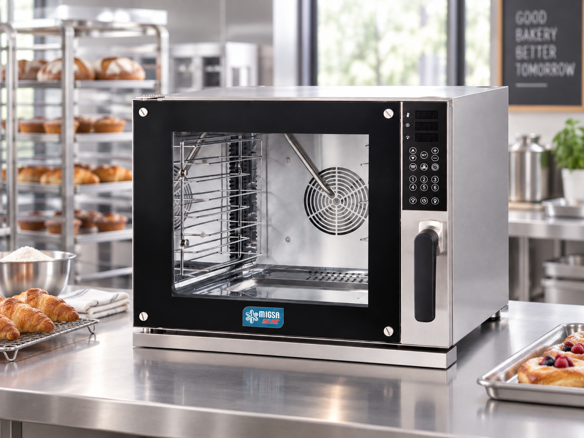 Horno de Convección Digital con Vapor MIGSA Select HDM-600 | 4 Charolas | 120 V