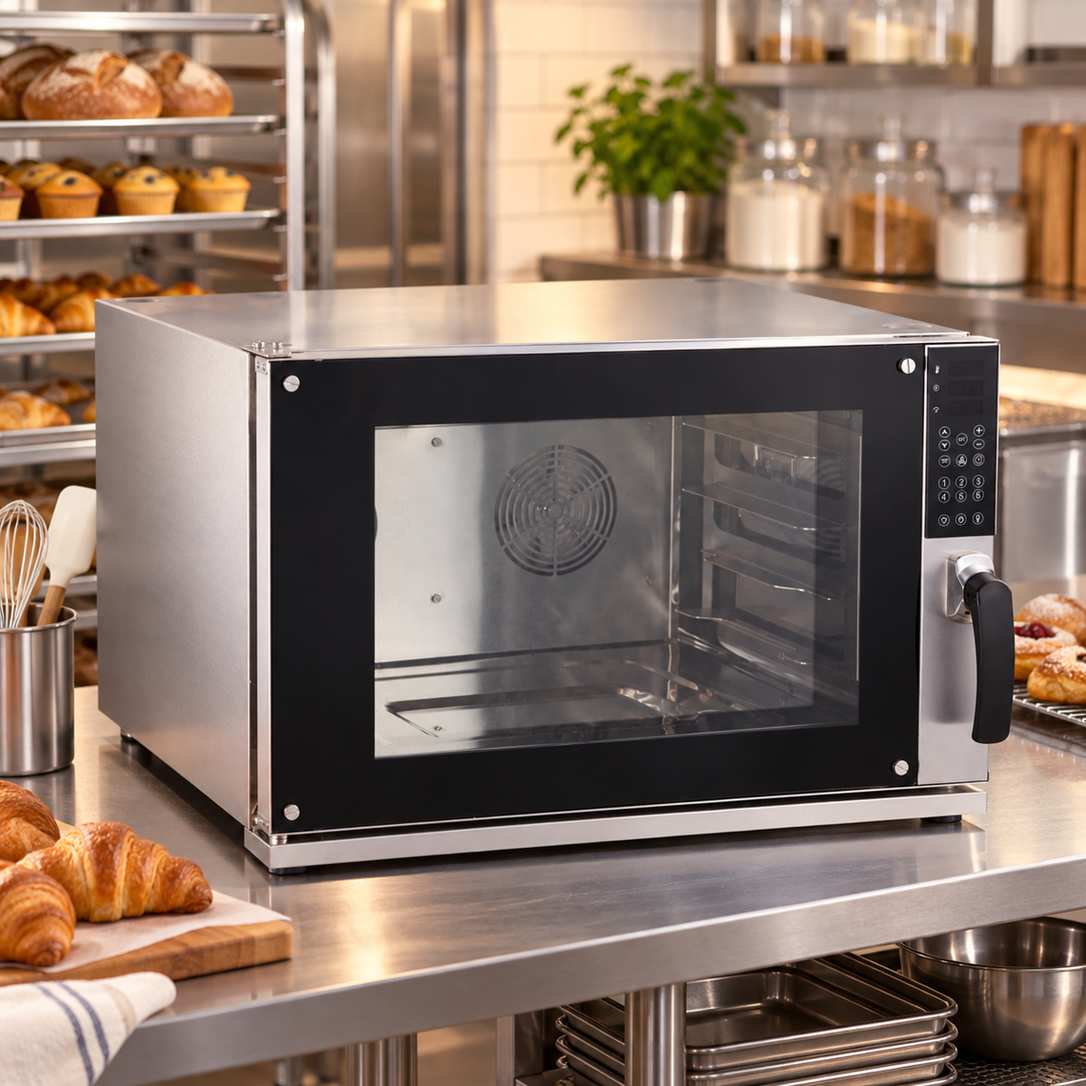 Horno de Convección Digital con Vapor MIGSA Select HDM-860 | 4 Charolas 66 × 46 cm | 220 V