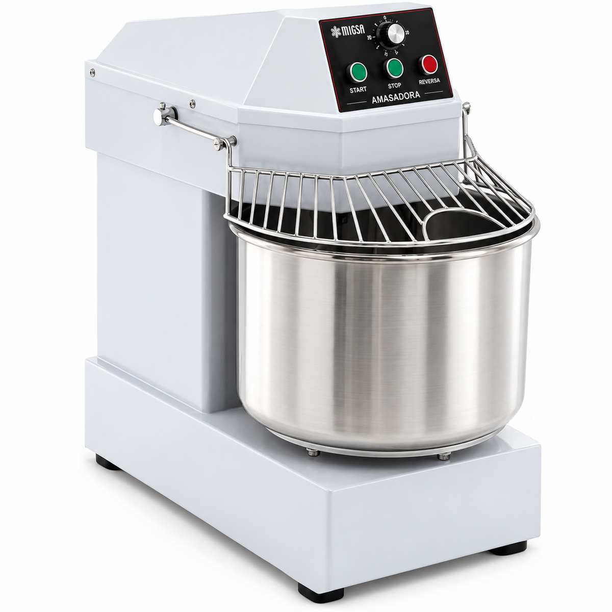 Amasadora de Espiral 20 L Starmax by MIGSA HD-20A | 110 V | Hasta 8 kg de Harina
