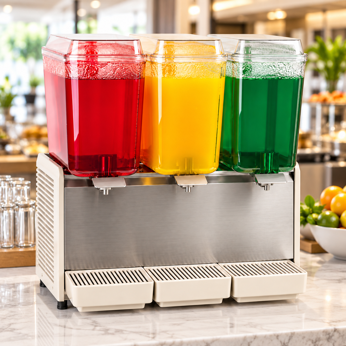 Dispensador de Bebidas Refrigeradas Crathco D35-4 | 3 Tazones de 18.9 L | 115 V