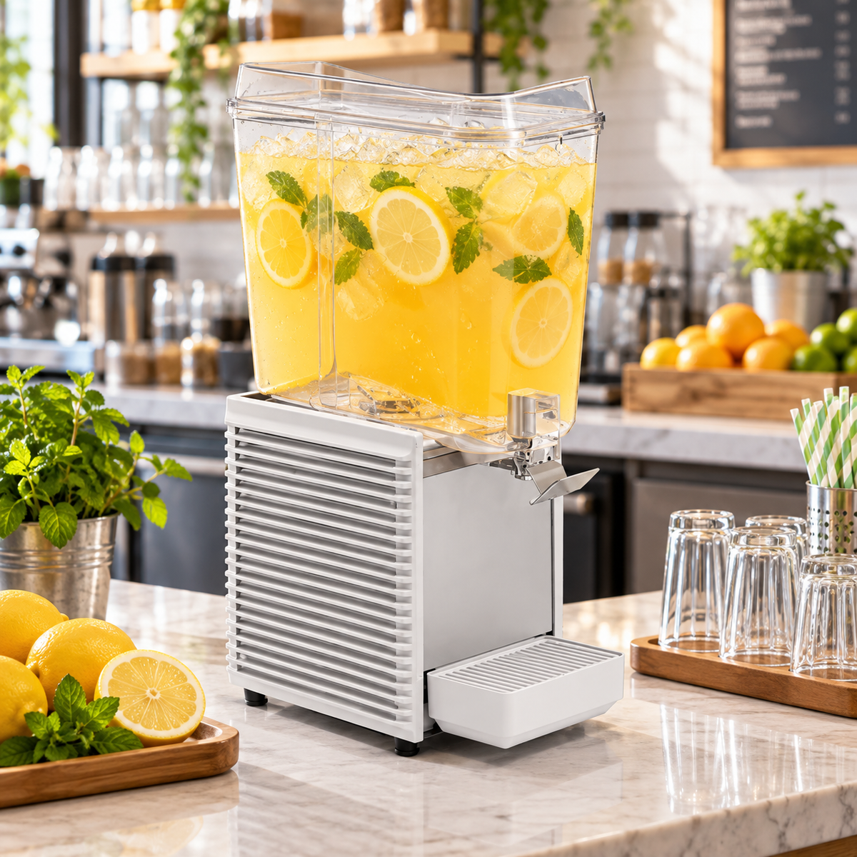 Dispensador de Bebidas Refrigeradas Crathco D15-4 | 1 Tazón de 18.9 L | 115 V