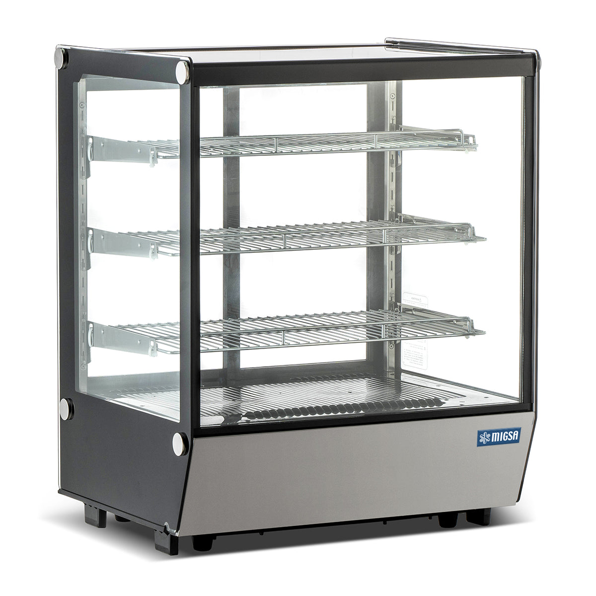 Vitrina Refrigerada MIGSA CW-145 | 145 L | Cristal Recto | 4 Niveles | 110 V