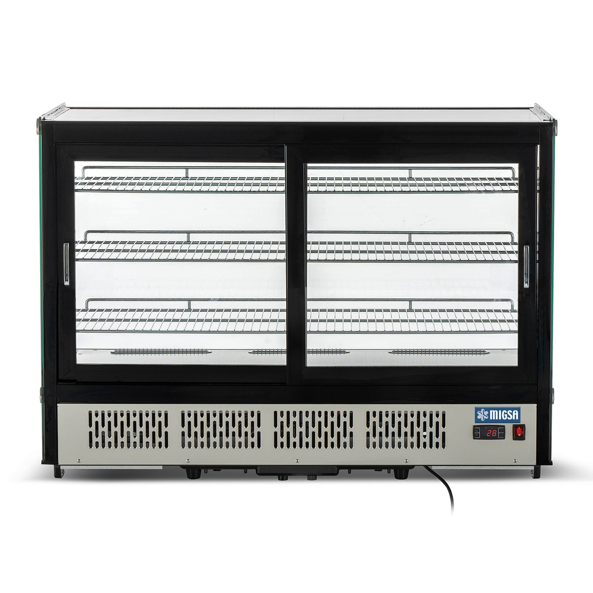 Vitrina Refrigerada MIGSA CW-235 | 288 L | Cristal Recto | 4 Niveles | 110 V